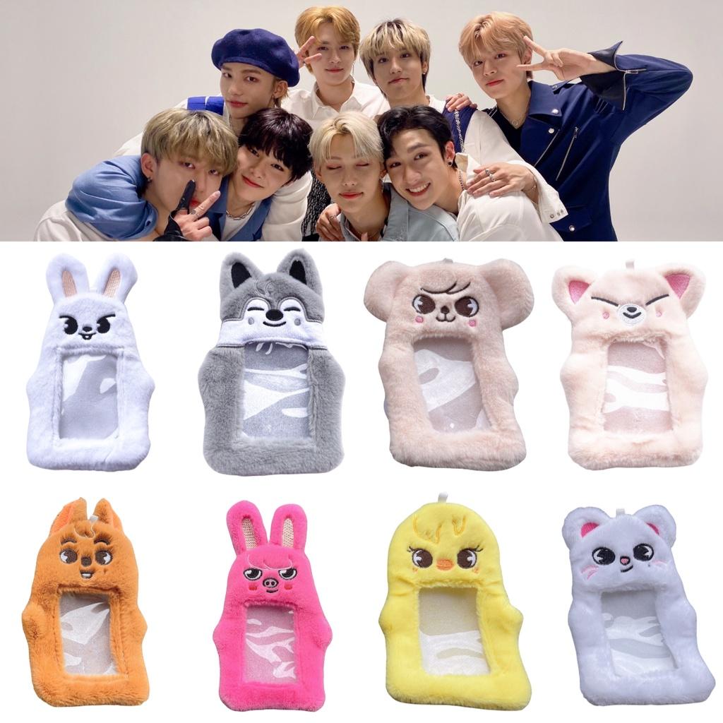 Skz White Rabbit Rabbit Fur Card Holder For Felix Bang Chan And Public Transportation Cards