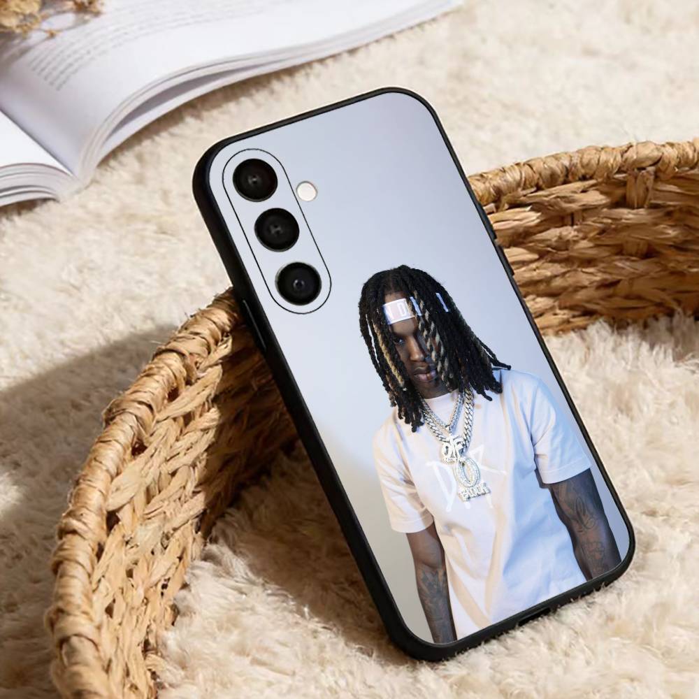 Cool Rapper K-King Von Phone Case For Samsung Galaxy A13,21s,22,31,32,52,53,71,72,73,Soft Black Cover