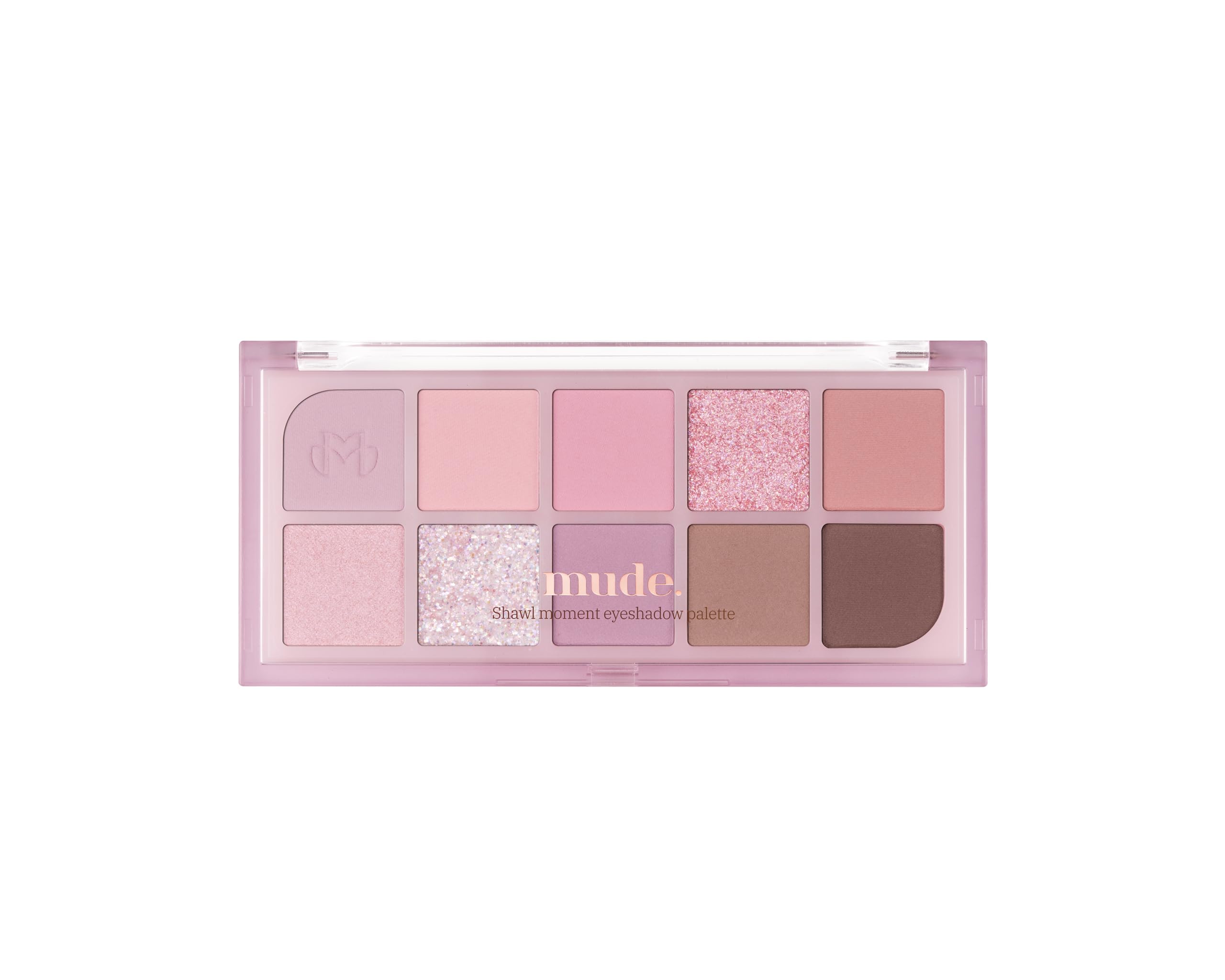 

Shawl Moment Eyeshadow Palette Moment Korean Cosmetics mude. 04/Lilac