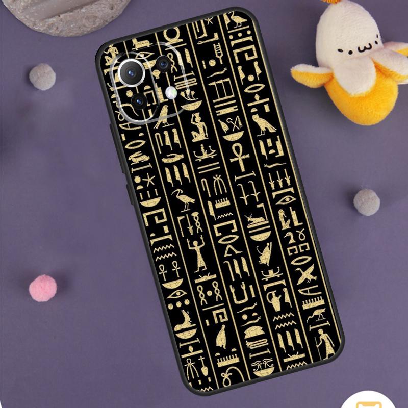 Egypt Pharaoh Mural Case For Xiaomi 14 15 Ultra 13T 14T 15T 17 Pro Max POCO F5 F6 F7 X5 X6 X7 Pro F8 Ultra Cover