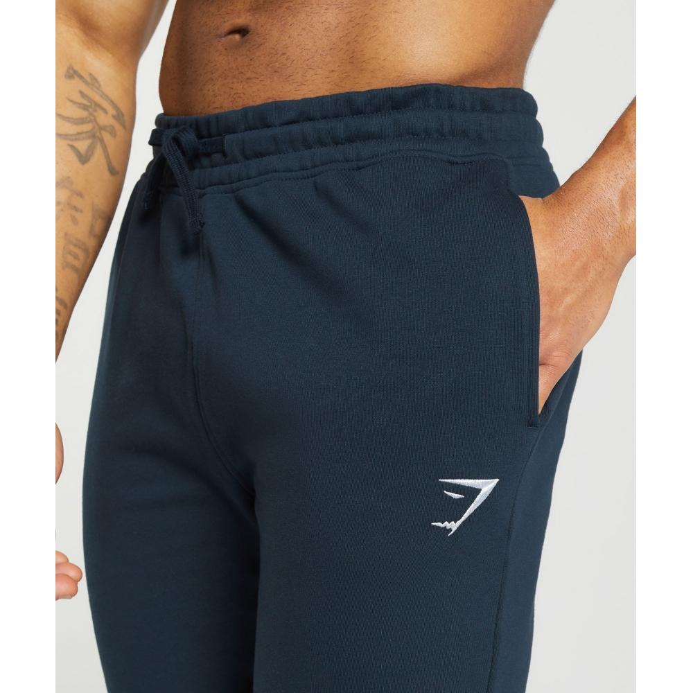 Gymshark Jogginghose mit Wappen, Marineblau A2a4h Ubcy