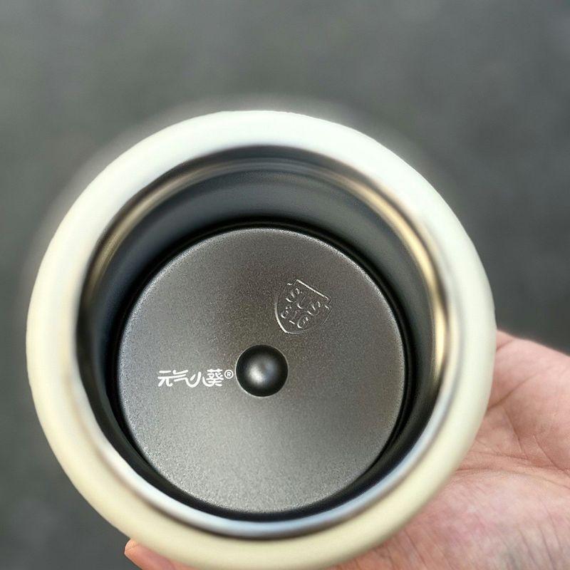 Cute Large Capacity Vacuum Cup Girl Good-looking Water Cup with Straw 316 Stainless Steel Cup Tea Separation