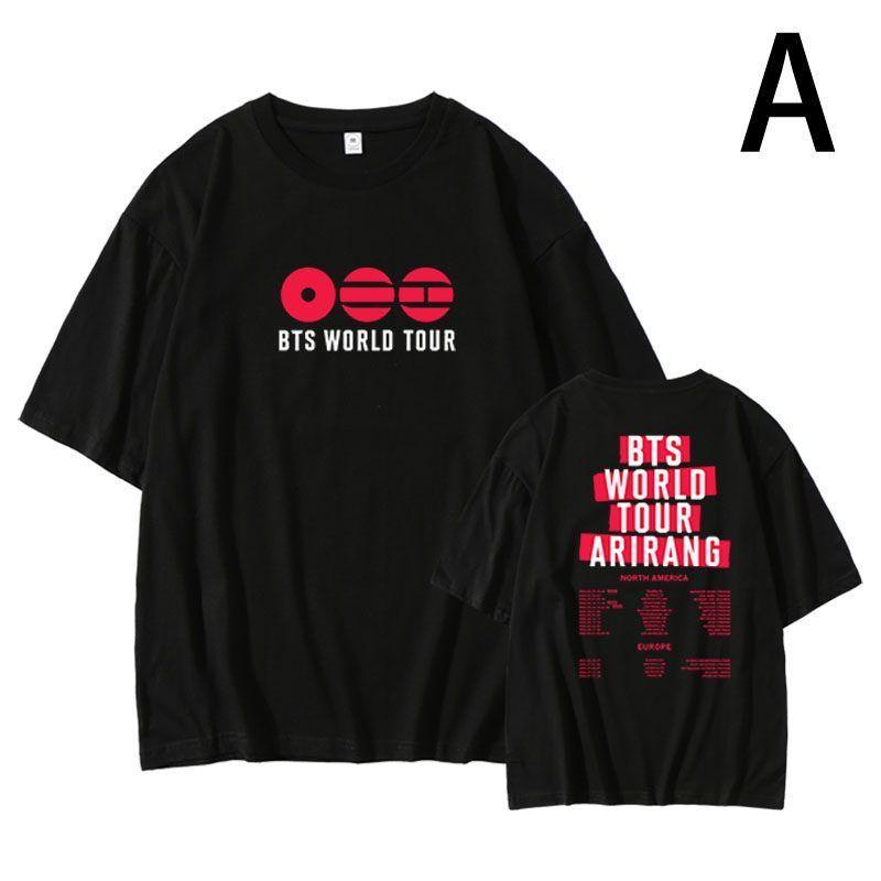 BTS WORLD TOUR 2026 ARIRANG T-SHIRTS 100% COTTON Women Men Unisex Fans Gift Oversized Y2k Short Sleeve Female Male Clothing