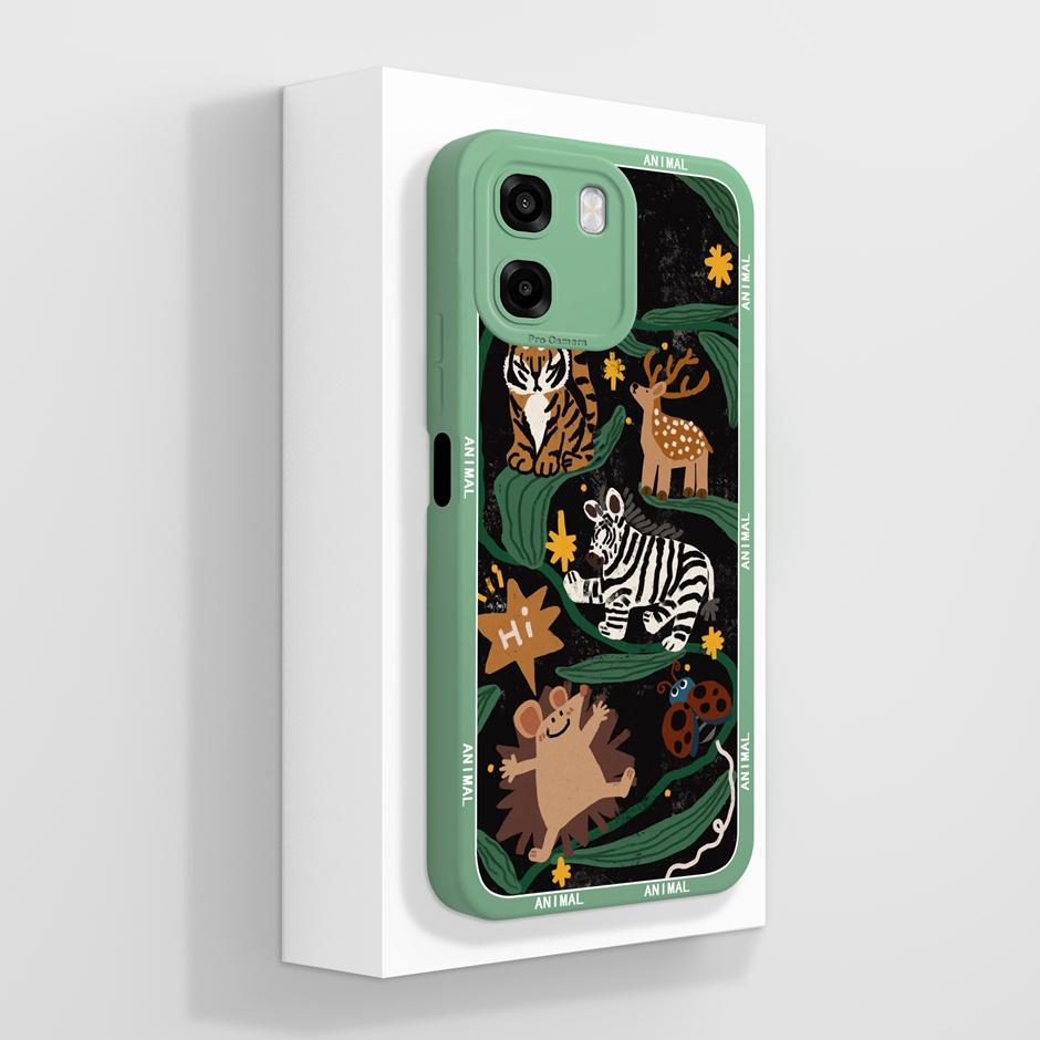 Cases For Oppo A6 A6x A6s 4G 5G Oil Painting Floral Liquid Silicone Shockproof Back Cover For OppoA6 A6x A6s Anti Scratch Fundas