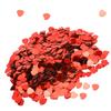 3000Pcs HeartShaped Confetti Wedding Valentine s Day Sequins Sprinkle Part Decoration Supplies(Red )