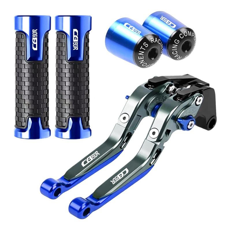 Motorcycle Brake Clutch Levers Handlebar Grips Ends CNC Aluminum For Honda CB 190R 2016 CB190R 2017