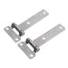 1 Pair 316 Stainless Steel Marine Grade T Hinge Sturdy Heavy Duty Boat Hinge for Yacht Interior Hatches 135x58mm