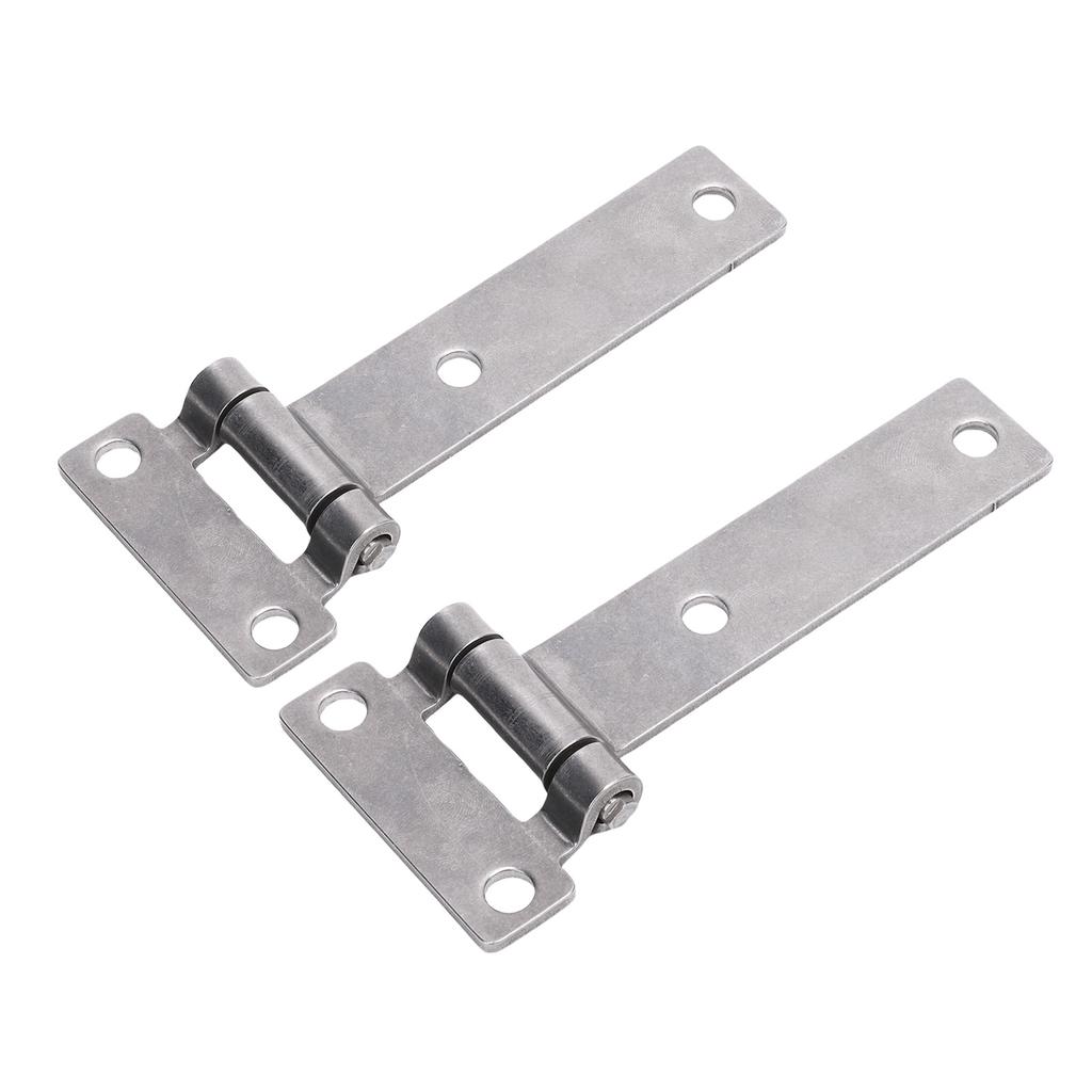 1 Pair 316 Stainless Steel Marine Grade T Hinge Sturdy Heavy Duty Boat Hinge for Yacht Interior Hatches 135x58mm