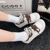 Net shoes flat-bottomed sports moral training shoes women's summer thin mesh breathable 2025 new popular casual Forrest Gump shoes