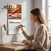 Coated Paper Wall Calendar Sausage 2027 Calendar, Funny Figure 12 Month Planner Creative Home Office Decor with Spiral Binding, Novelty Hanging