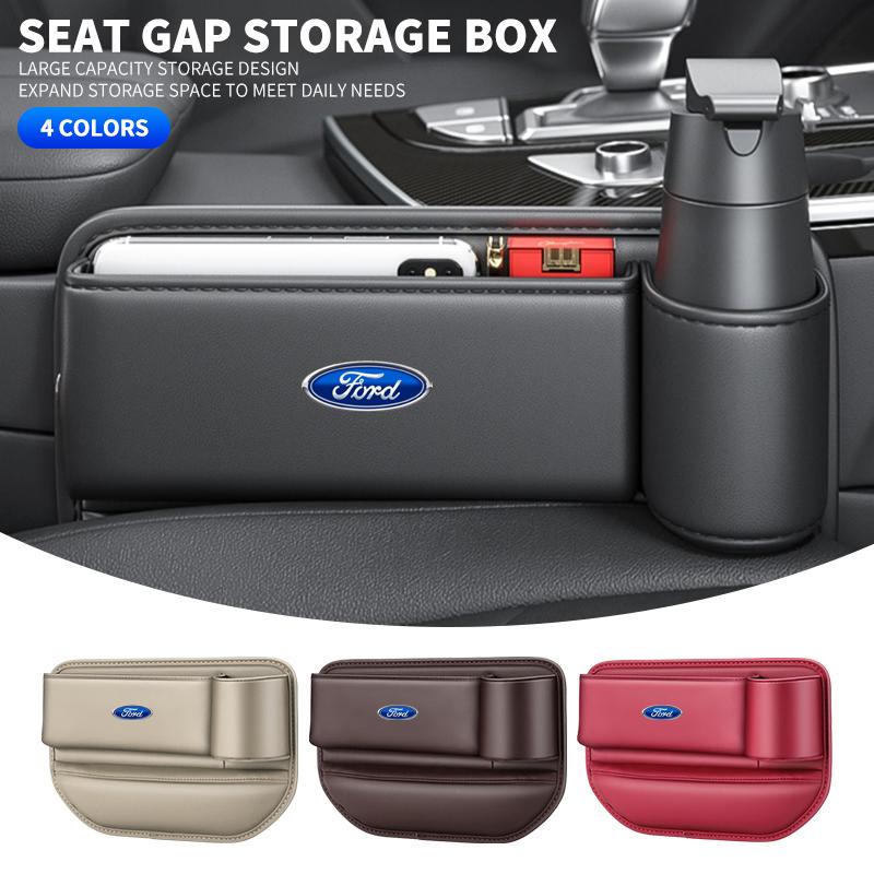 Car Seat Crevice Storage Box Seat Gap Slit Pocket Catcher Organizer Car Interior Accessories For Ford Escape C520 ZC/ZD C520N C519
