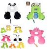 Baby Travel Pillow For Car Seats With Soft Polyester Filling And Cute Animal Prints