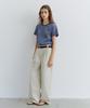 Yulago Stripe Half T-Shirt