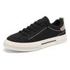 Canvas shoes summer breathable mesh soft sole trendy casual board shoes versatile low-help student campus Korean version of small black shoes