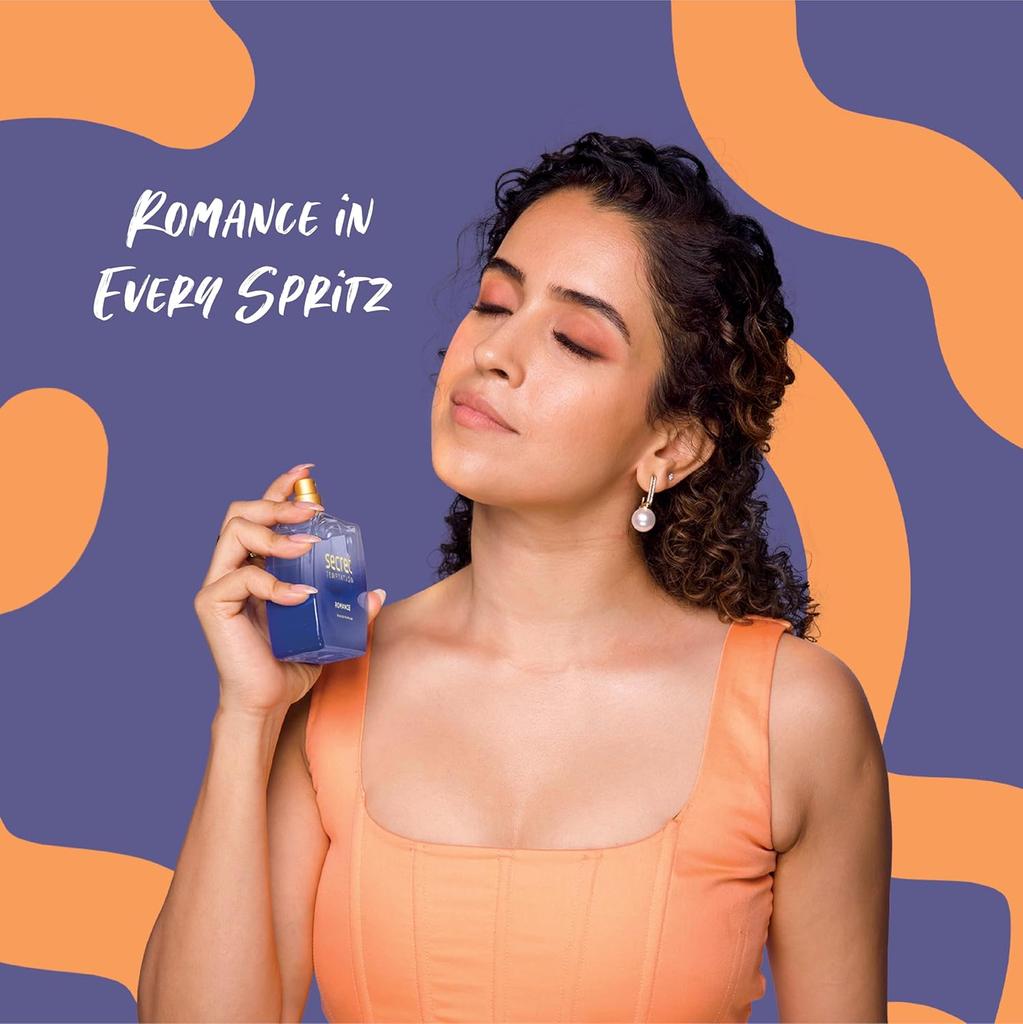 Secret Temptation Romance Eau De Parfum für Damen 50ml 1er-Pack Langanhaltender Chypre-Grüner Duft