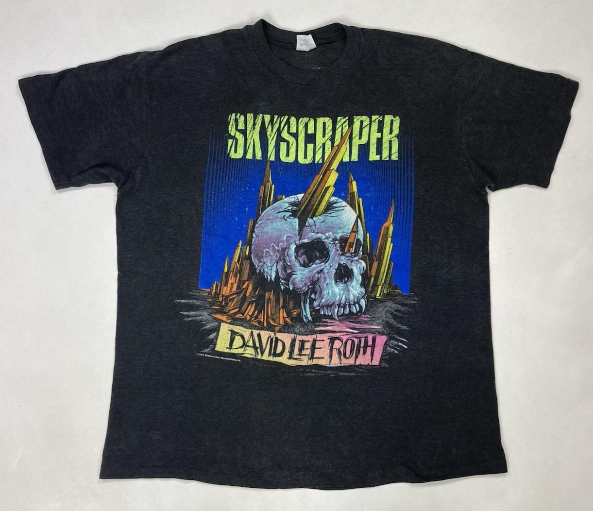 VINTAGE David Lee Roth Skyscraper 1988 T-shirt Men Large Music 80s Single Stitch XXXXL