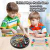Rope Untangling Puzzle Game, Interactive Family Sensory Toy, Portable Stress ReliefBrain Teaser For Kids & Adults (Black)