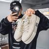 Fashion Men's Causal Low Top Non-Slip Sneakers Comfort Breathable Light Fit Walking Canvas Shoes Men Fad Trend Flat Shoes Zapatos Hombre