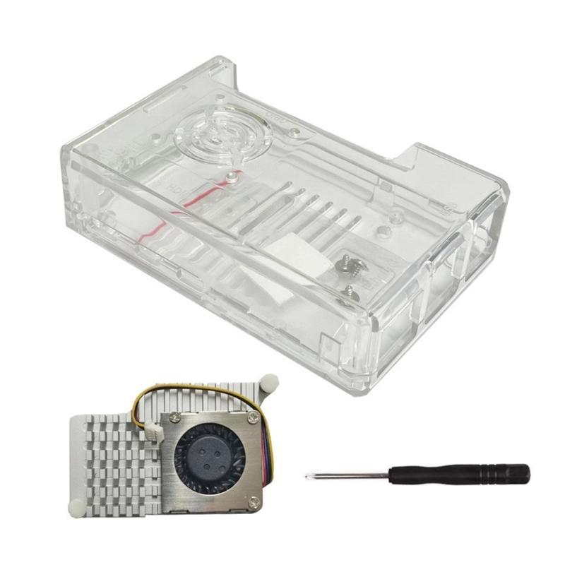 

For RPi 5 Ptorector Case Cover With Optional Active Cooling Fan Radiators 1