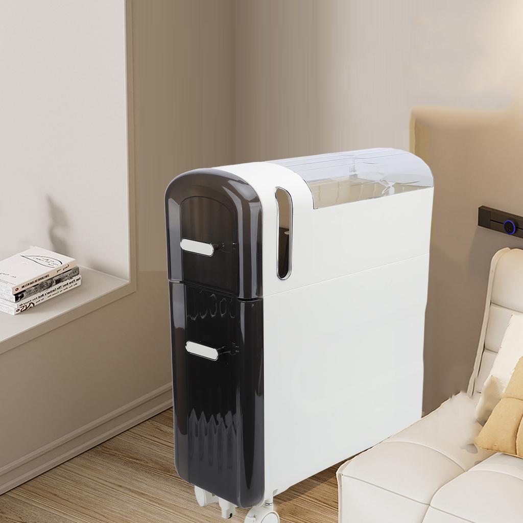 Narrow Storage Cabinet Multipurpose Modern Simple Design Drawer Type 2 Tier Slim Bathroom Storage Cabinet for Bathroom Kitchen