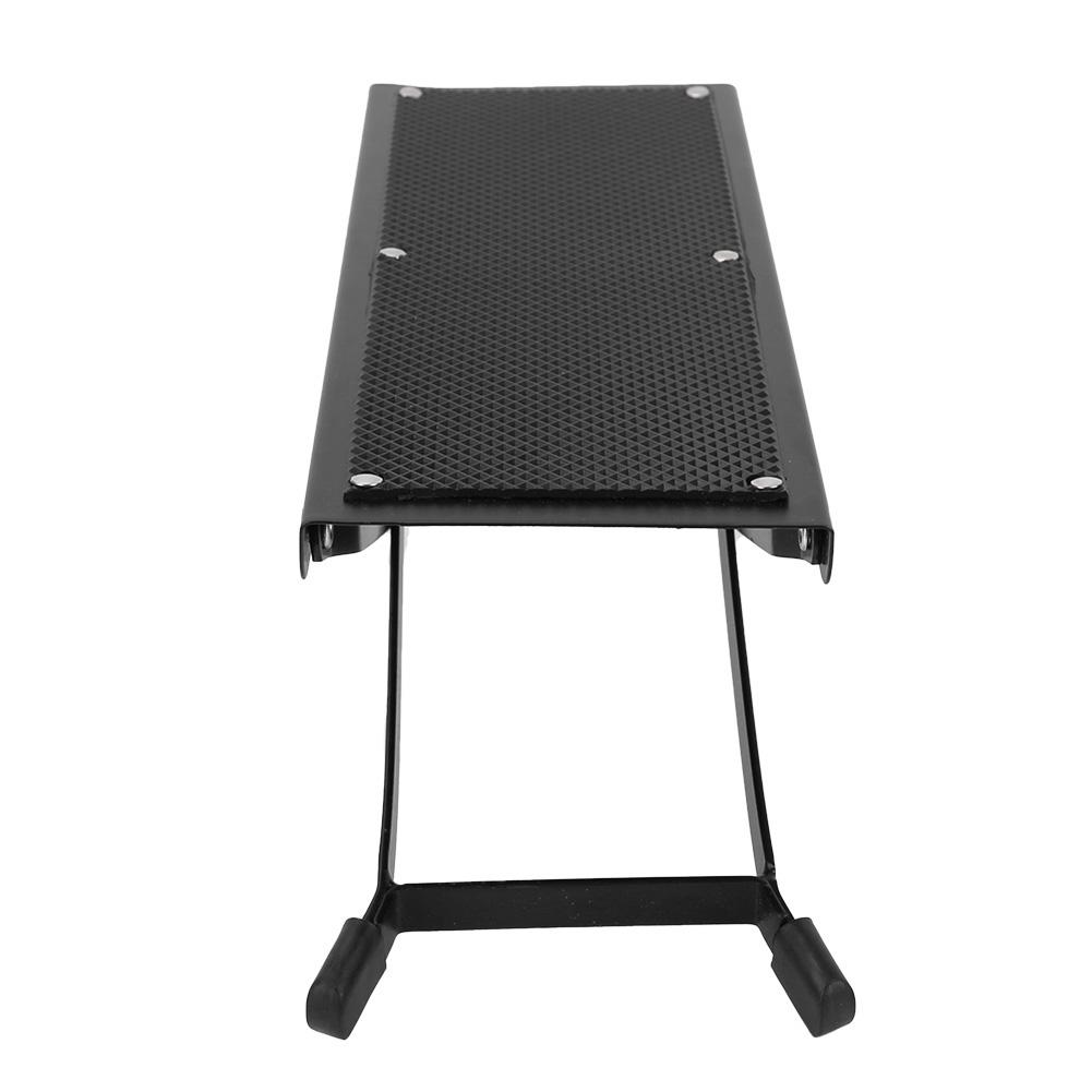 Kovová podnožka pro akustickou kytaru Pevná ruční práce Protiskluzový skládací pedál pro kytaru Pl