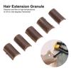 2 worek U Tip Przedłużanie włosów Granulat Salon Domowy Żywica Przedłużenie peruki Klejenie termiczne Granulat Koralik Brązowy