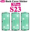3pcs Waterproof Sticker For Samsung S23 Ultra S21 S22 S24 S25 Plus S26 Rear Back Door Housing Cover Seal Frame Adhesive Glue