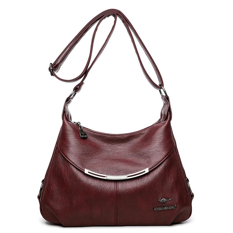 New Branded Hand Bags for Women High Quality Leather Shoulder Bag Double-deck Fashion Ladies The Tote Bag Designer Crossbody Bag