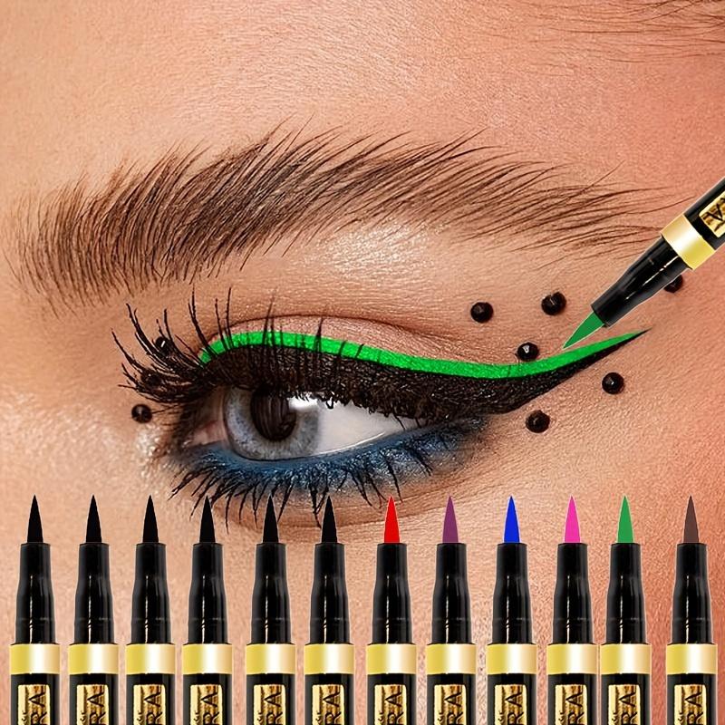 

1 шт. Водостойкие жидкие подводки для глаз - Яркие, Стойкие к смазыванию и Долговечные в 7 цветах, Идеально подходят для смелого макияжа глаз 05