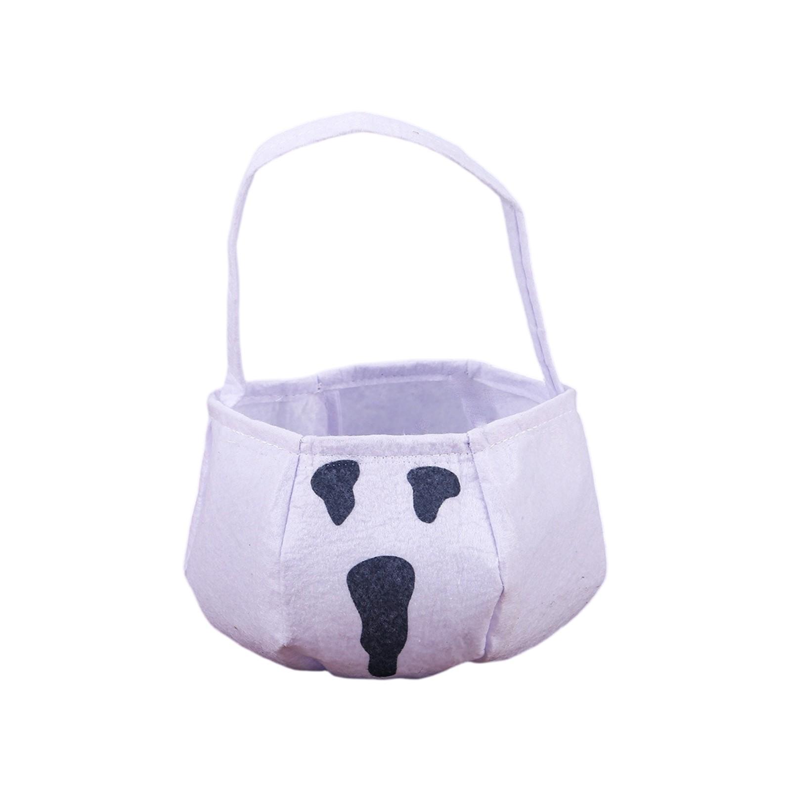 

Halloween Trick Or Treats Bags, Reusable Kids Halloween Baskets, Halloween Party Candy Bags One Size