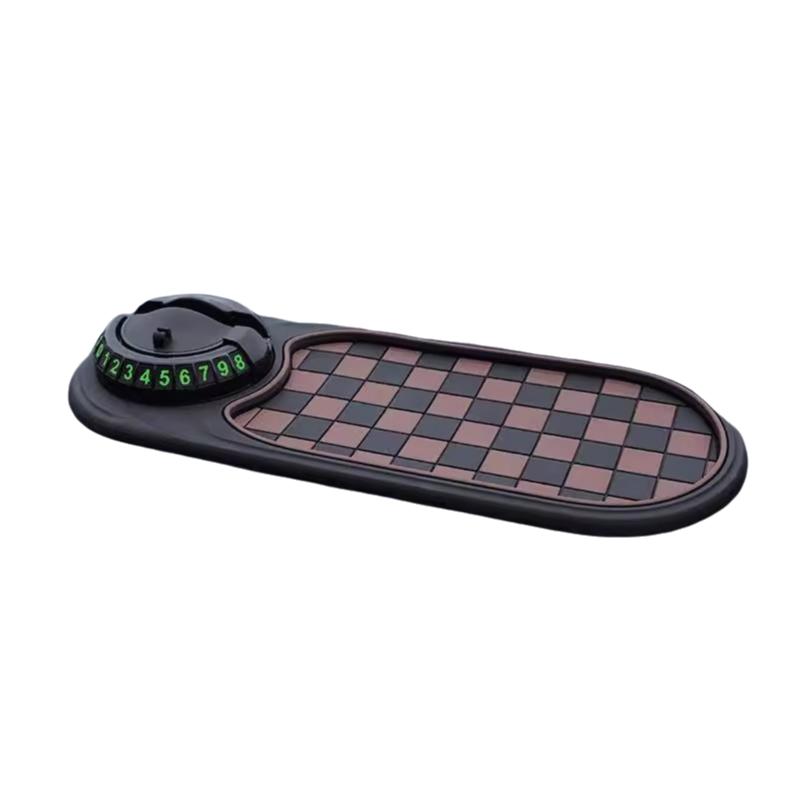 2 in 1 Dashboard Anti Slip Mat with Phone Mount 360-Degree Rotation Car Phone Holder Non-Slip Adhesive Mat for Car