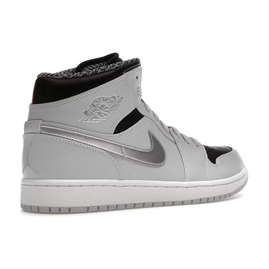 (GS) Air Jordan 1 Retro Mid 'Pure Platinum' Kids' 554725-032