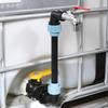 Schwanenhals IBC Tankadapter mit Auslassventilen IBC Fässer Verbinder Hausgärten Bewässerung Wasserverbinder Langlebig