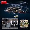 Ungiftig 692 Teile Militärisches UH-60L Medizinischer Rettungshubschrauber Bausteine Black Hawk Hubschrauber Modell Steine Bausätze Kinder DIY Spielzeug Weihnachtsgeschenk