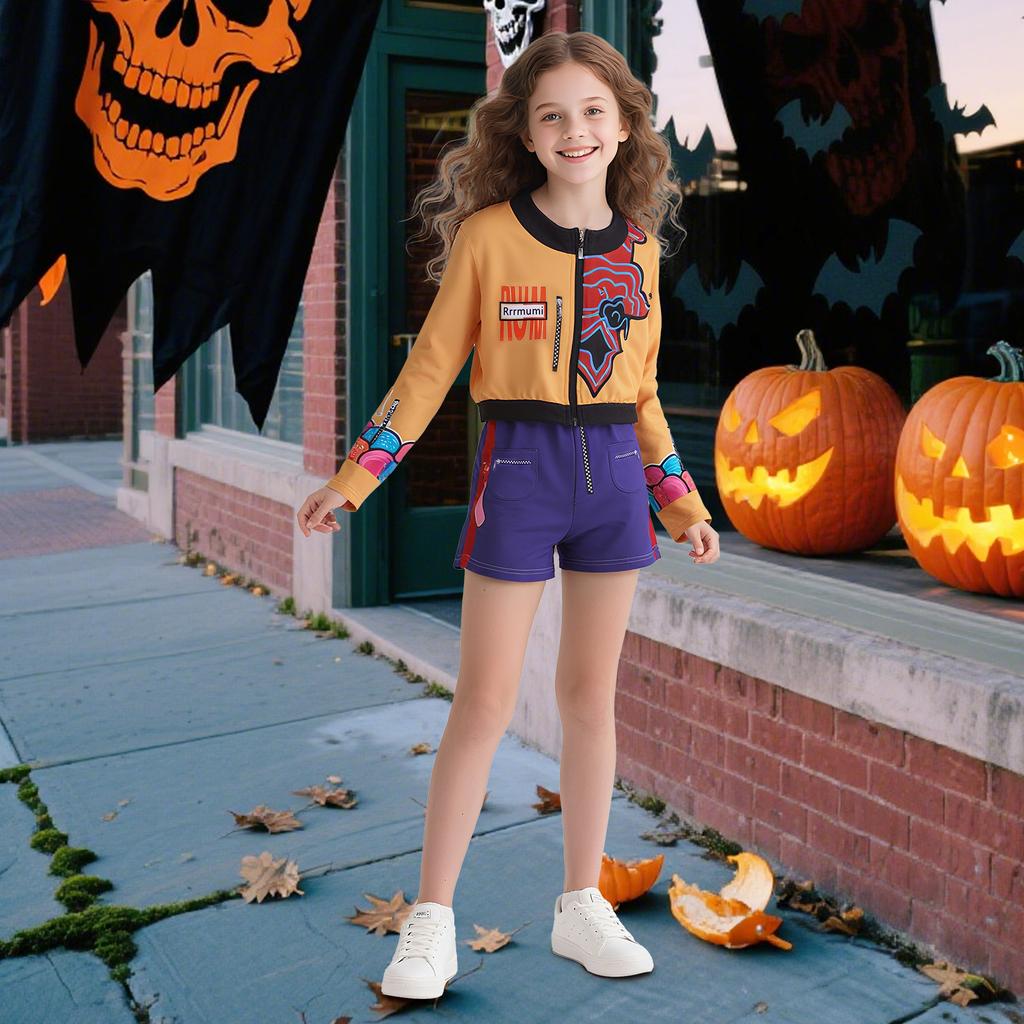 Kinder Cosplay Kostüme Mädchen Zoey Mira Rumi Fantasy Rollenspiel Outfits Kpop Halloween Karneval Party Anzüge
