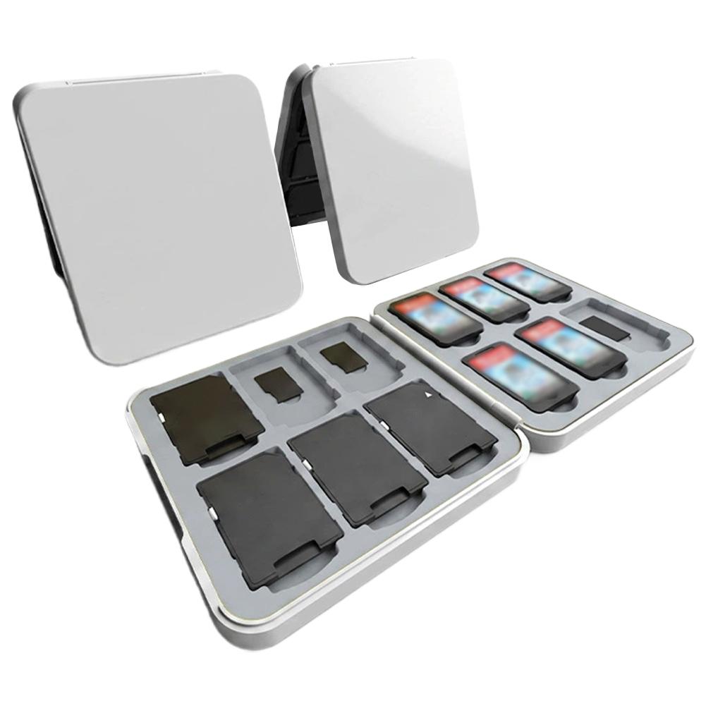 Portable Magnetic Game Card Box Holder Storage Box, For Game Slots and Micro Sd Card Slots, Suitable For Switch Lite/Oled