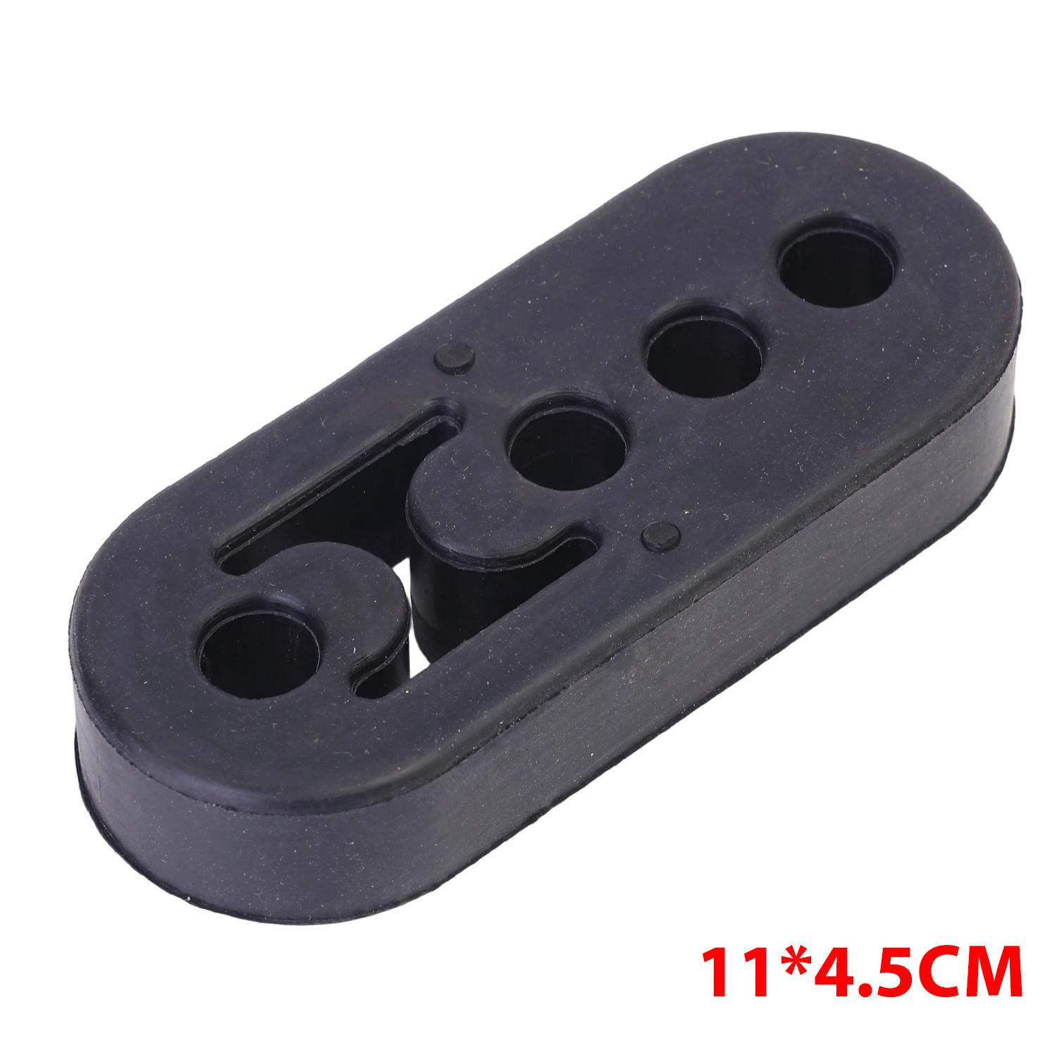 

1-2PCS Universal High Elasticity Auto Reinforcement Rubber Shock Absorber Anti-Corrosion Accessories Car Exhaust Hanger 4 Hole 1pcs-black