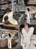 4060 Superniniyy Mulberry Silk Wool V-Neck Flare Sleeve Knit Suit