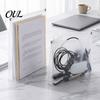 Protective Case for Office Supplies 3D Zipper Document Pouch, Transparent PP Matte Envelope File Folder, Portable Storage Home And Durable Organizer