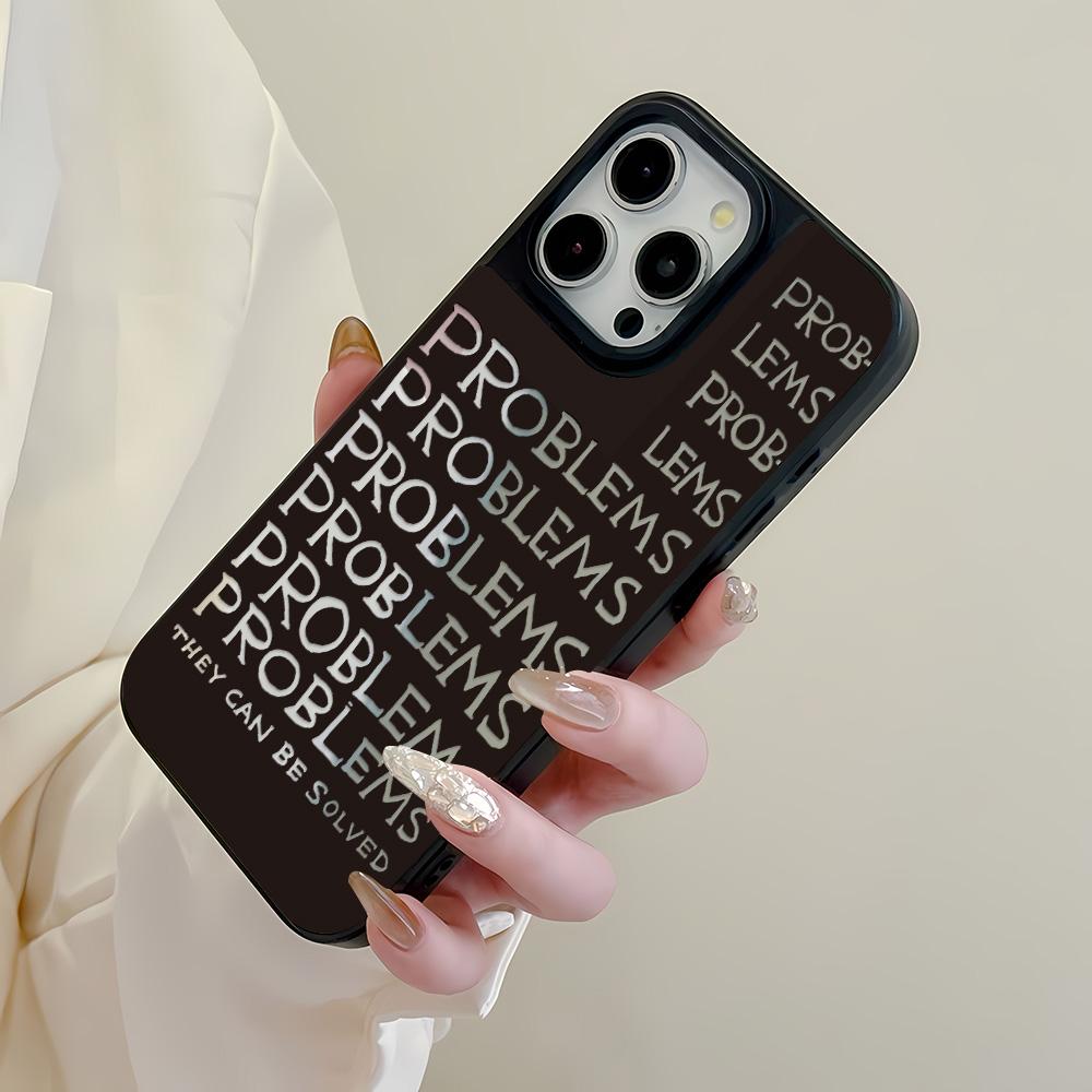Mirror Phone Case for iPhone 15 11 13 14 for 15 16 Pro Max 12 13 16 Pro Cloud Flower and Animal Cute Style Phone Case