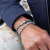 PIG & HEN Easy Ed Bracelet - Patina Green X Silver