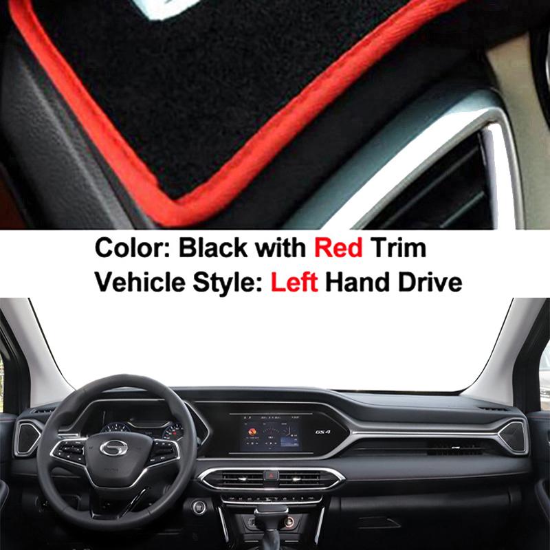 Car Dashboard Cover For GAC Trumpchi GS4 2026 2026 2026 Center Console Protector Carpet Dashmat Sun-shade Accessories