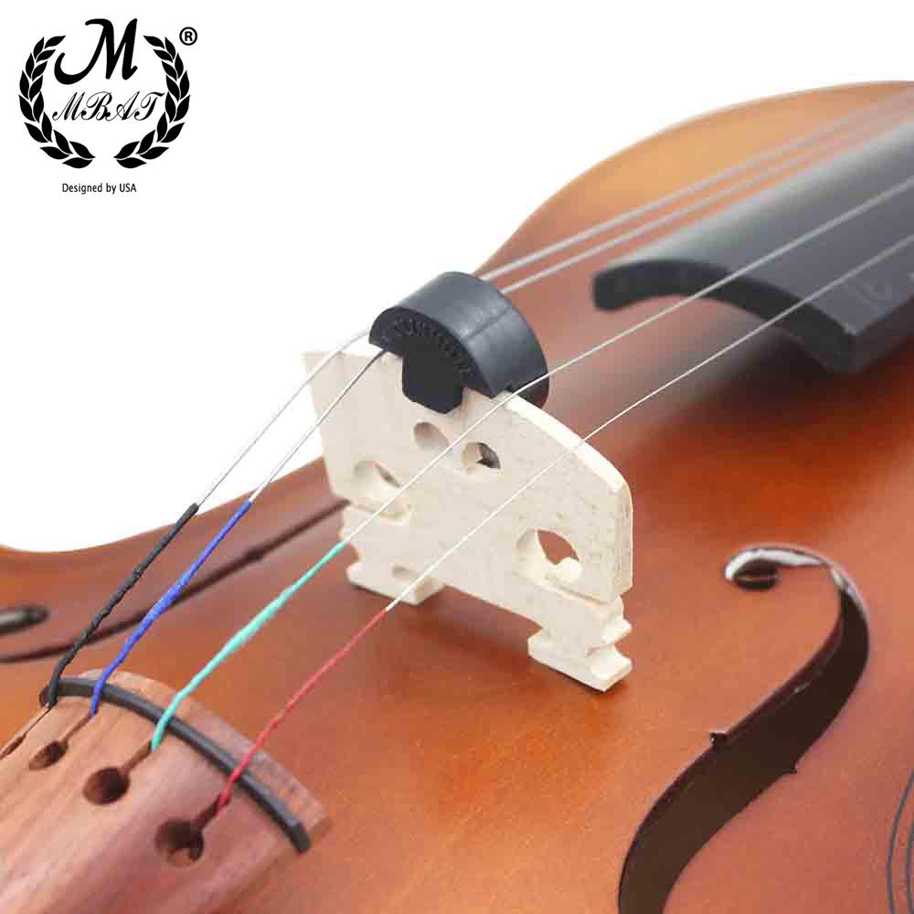 M MBAT 1pcs Rubber Cello Violin Mute Silent Practice Fiddle Decrease the Volume Accessories Tools Not Disturb Others to Rest