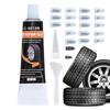11ml Car Tire Repair Kit Adhesive Glue Black Paste Waterproof Sealant Fix Puncture Leak Motorcycle Auto Scraper  Repair Adhesive