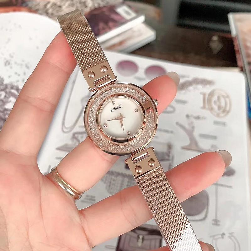 Fashion Light Luxury Women S Watch Transparent Rhinestone Fashion Personality Niche With Watch Female Style