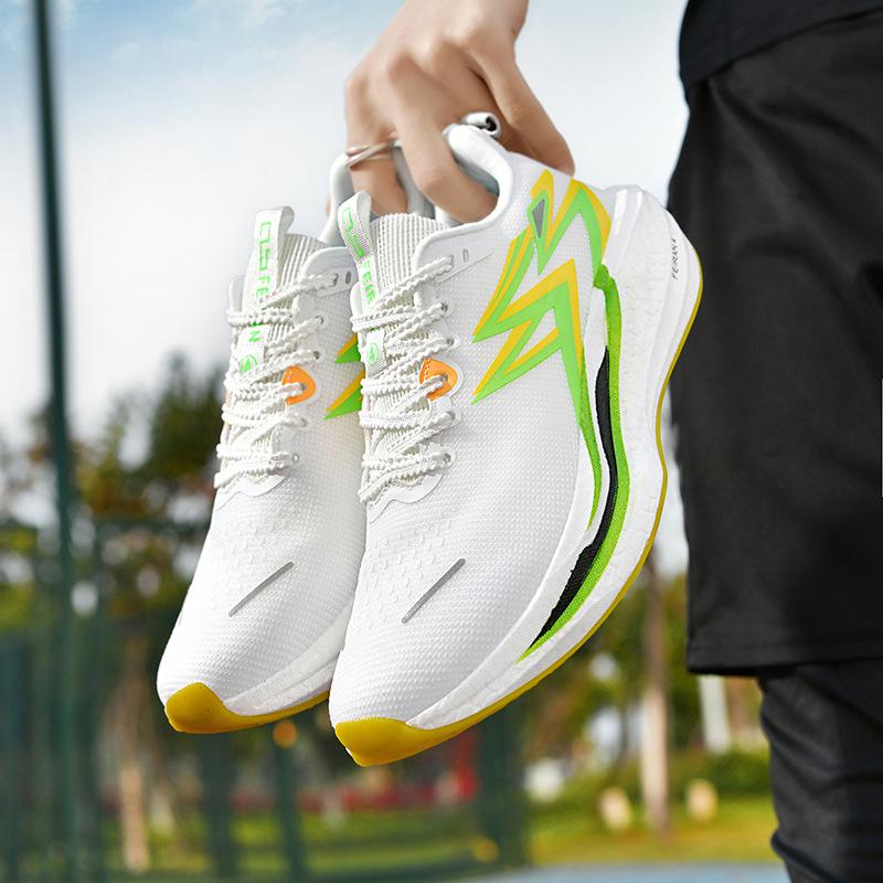 Carbon Board Running Shoes Breathable Marathon Racing Non-slip Men's Flying Electric 5U Women's Sports Running Shoes Youth Ball Couple