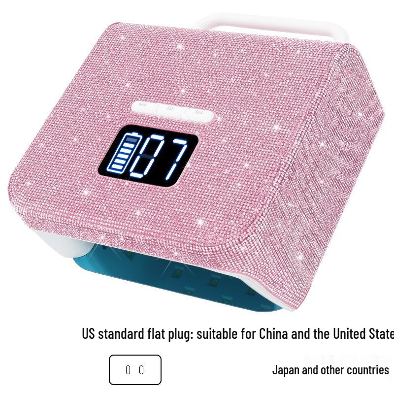 

BY10 Мощная беспроводная лампа для ногтей 220 Вт - Быстросохнущая машина для фототерапии гель-лаком