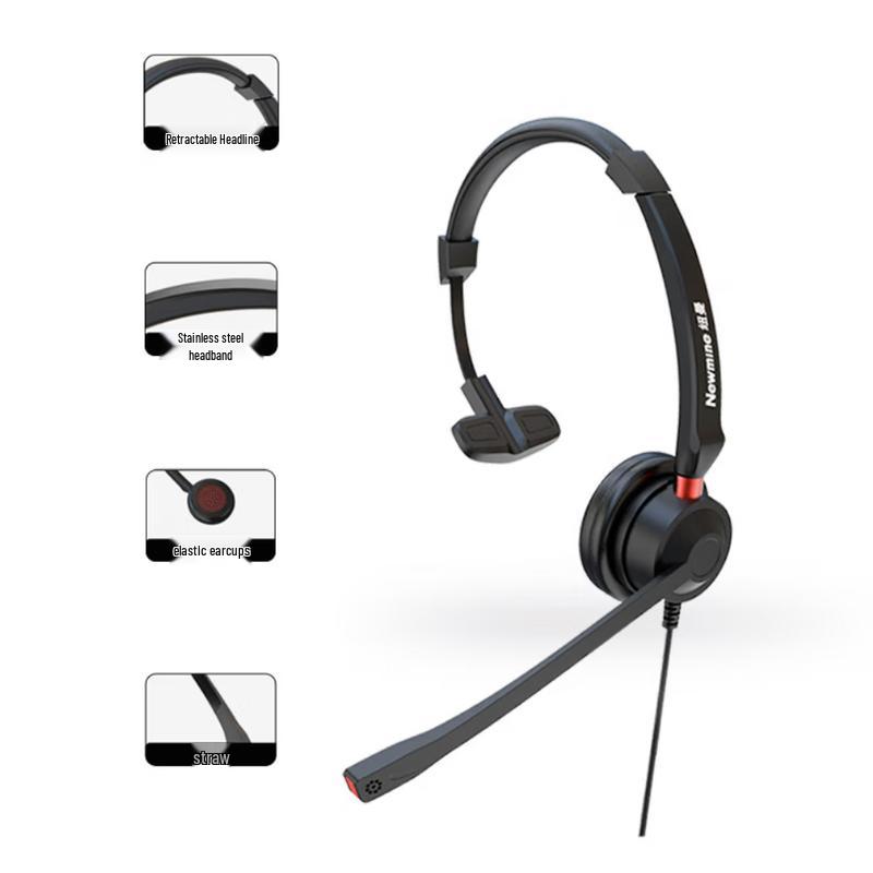 Newman NM-HW510SX Einzelohrhörer für Callcenter (CN-Version)