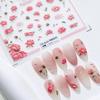 1pcs 5D Cute Pink Cat Claw Nail Art Stickers Slider Nail Decorations Decals Self-Adhesive Manicure Accessory DIY