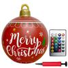 PVC Inflatable Christmas Ball Garden Decoration Ornaments Ball 60CM Xmas New Years Party Atmosphere Ball Yard Lawn Porch Decor
